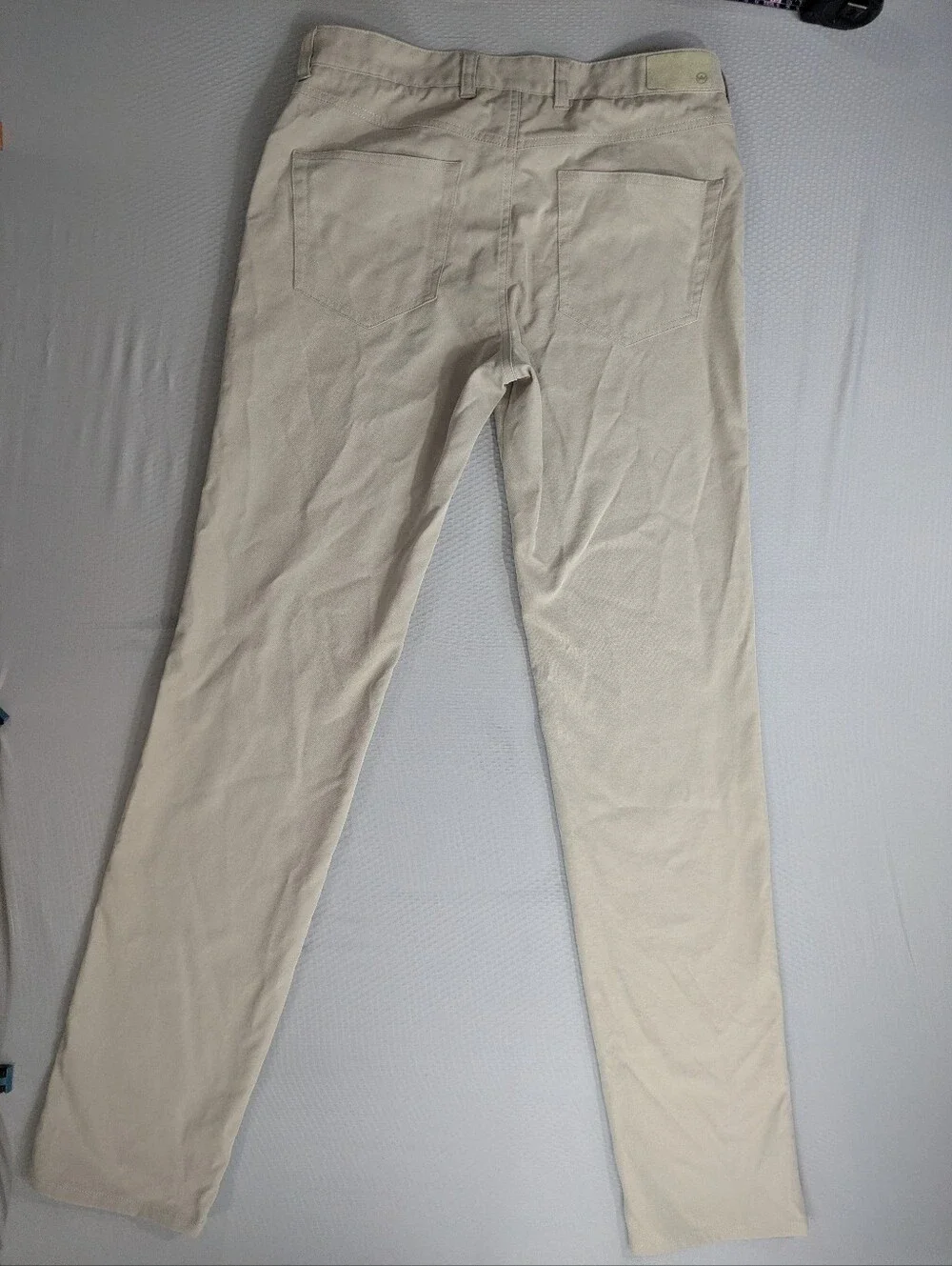 Peter Millar Pants Mens 31x34 Beige EB66 5 Pocket Performance Stretch Golf